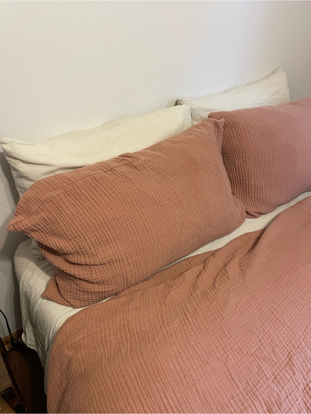 Quince Organic Cotton Gauze Duvet Cover Set King Sedona - Picture 6 of 8